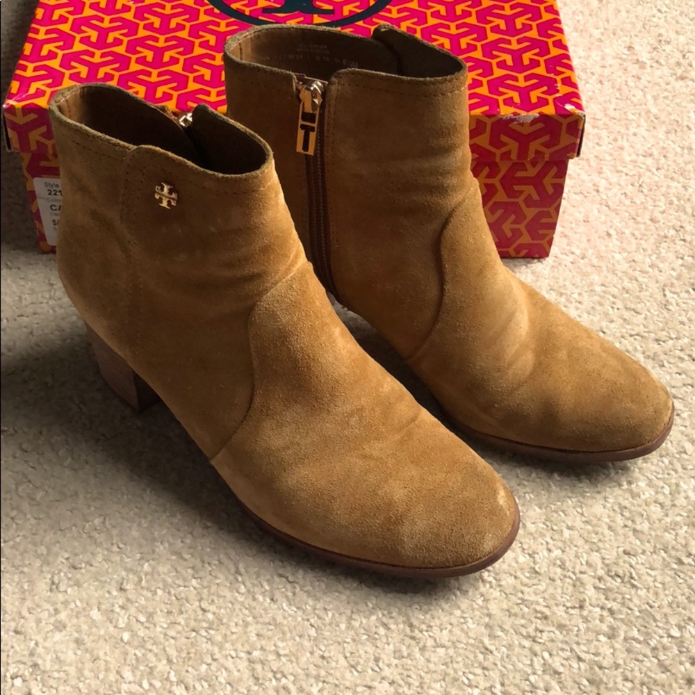 Tory Burch suede booties